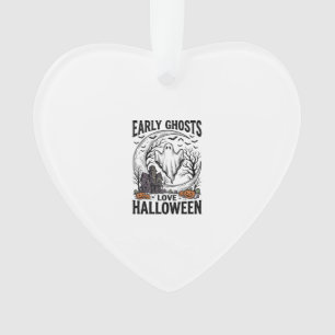 Vintage-Halloween-Geist-verlassener-Mond-Stich-Kun Ornament