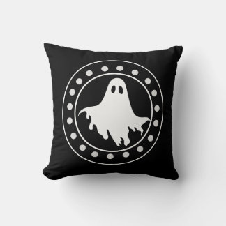 Vintage-Halloween-Geisterhaus Kissen