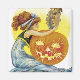 Vintage-Halloween-Glamour Magnet