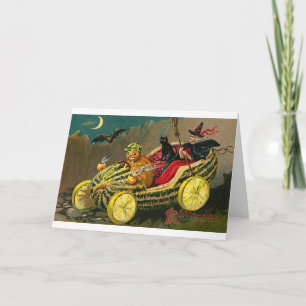 Vintage Halloween-Gruß-Karten-Klassiker-Plakate Karte