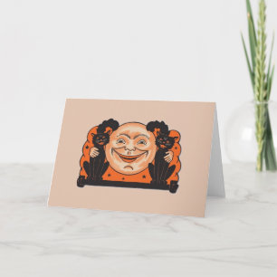 Vintage Halloween-Grußkarte Karte