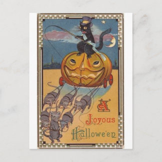 Vintage Halloween Grußkarten Klassische Poster Postkarte