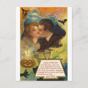 Vintage Halloween Grußkarten Klassische Poster Postkarte