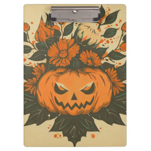 Vintage/Halloween/Herbst/Kürbis Klemmbrett