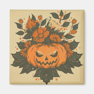Vintage/Halloween/Herbst/Kürbis Magnet