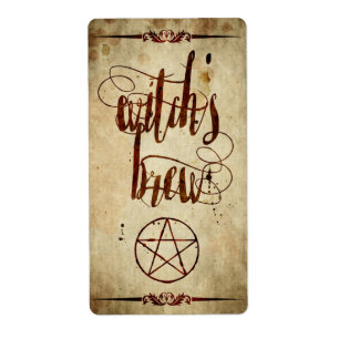 Vintage-Halloween-Hetentrank-Etikett