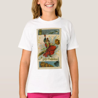 Vintage Halloween-Hexe T-Shirt