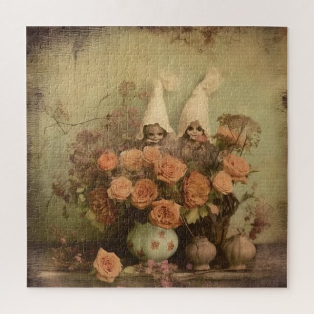 Vintage Halloween-Hexerei (2) (Vertikal)