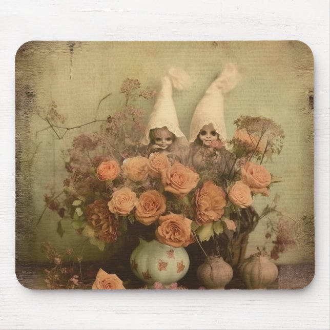 Vintage Halloween-Hexerei (2) Mousepad (Vorne)