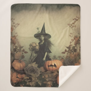 Vintage Halloween-Hexerei (3) Sherpadecke