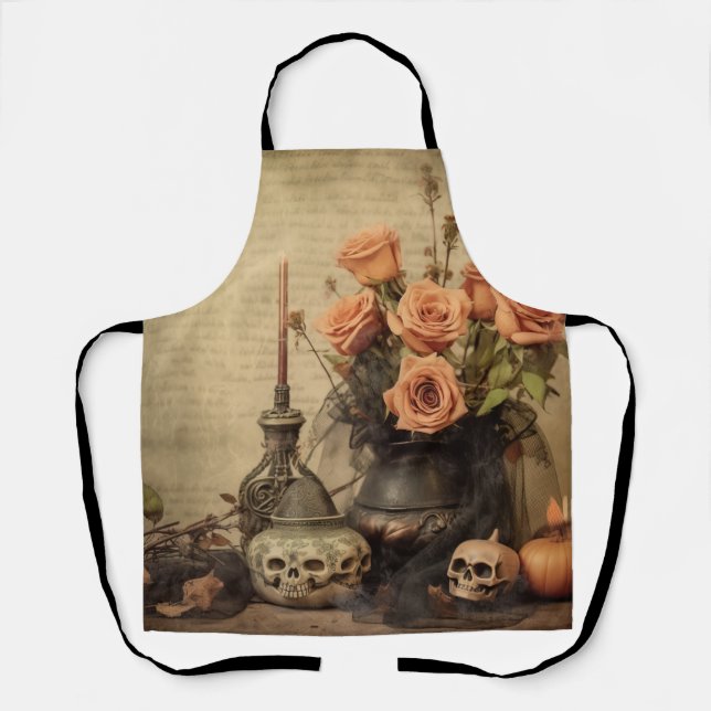 Vintage Halloween-Hexerei (4) Schürze (Vorderseite)