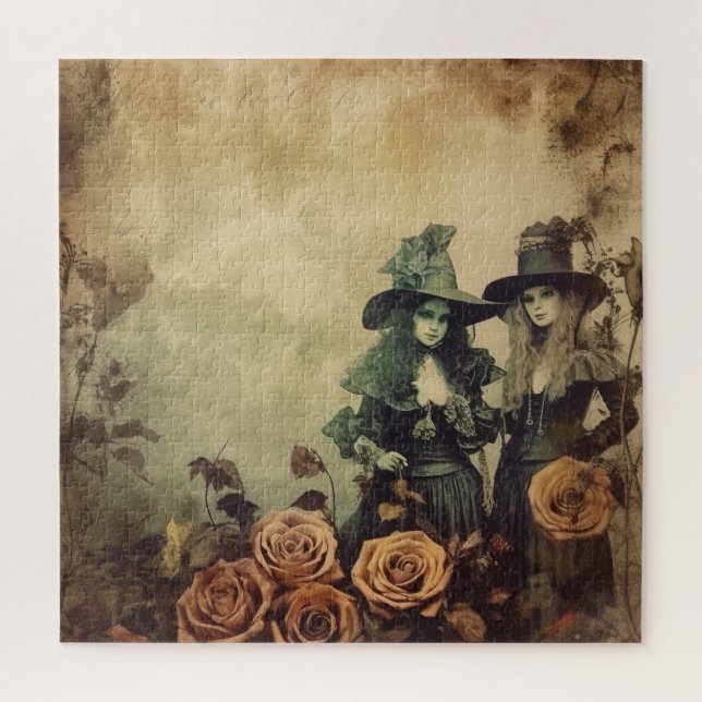 Vintage Halloween-Hexerei (7) (Vertikal)