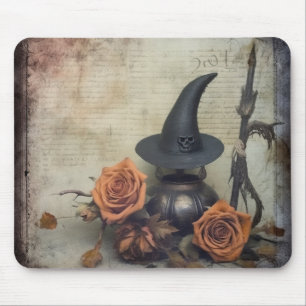 Vintage Halloween-Hexerei (8) Mousepad
