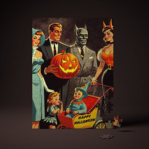 Vintage Halloween-Illustration