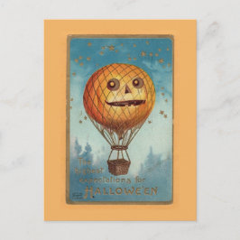 Vintage Halloween-Illustration Postkarte