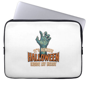 Vintage-Halloween-Inside-My-Heart-Monster-Hand-Des Laptopschutzhülle