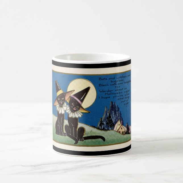 Vintage Halloween-Kaffee-Tasse Kaffeetasse (Mittel)