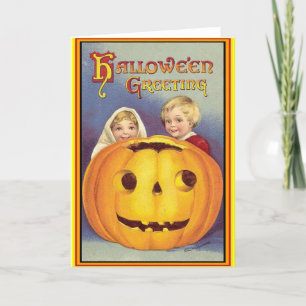 Vintage Halloween Karte