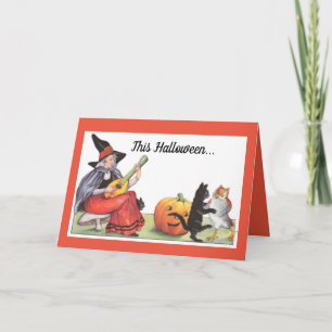 Vintage Halloween Karte