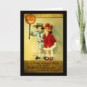 Vintage Halloween-Karte Karte