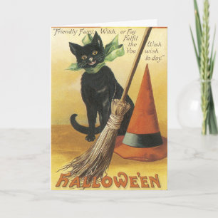 Vintage Halloween-Karten Karte