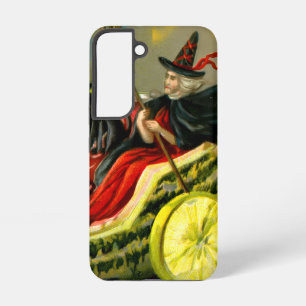 Vintage Halloween-Katzenjacke Samsung Galaxy Hülle