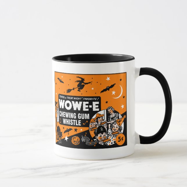 Vintage Halloween-Kaugummi-Whistle-Tasse Tasse (Rechts)