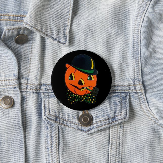Vintage-Halloween-Knopf Button (Beispiel)