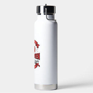 Vintage Halloween-Kostümideen Vektordesign_1 Trinkflasche