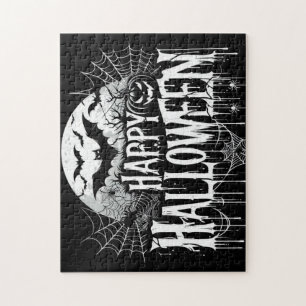 Vintage-Halloween-Kunst glücklich