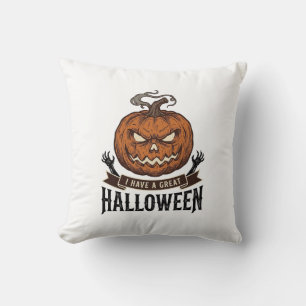 Vintage-Halloween-Kürbis-Gothic-Shirt-Design_1 Kissen