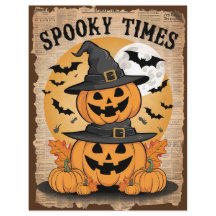 Vintage-Halloween-Kürbis-Schabblonenpapier