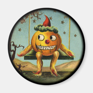 Vintage-Halloween-Kürbismagnet Magnet