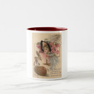 Vintage Halloween Liebste Zweifarbige Tasse