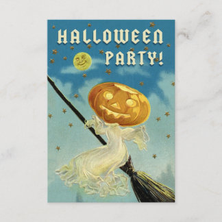 Vintage Halloween-Party-Einladung Einladung
