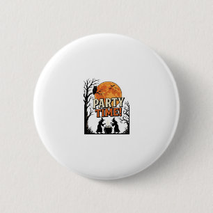 Vintage-Halloween-Party-Time-Hexenkessel-Shirt_ Button