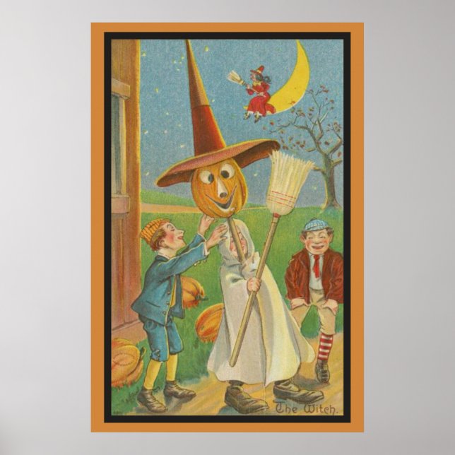 Vintage Halloween Poster (Vorne)