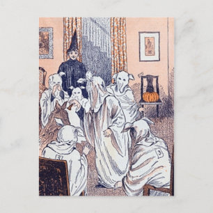 Vintage Halloween - Postkarte