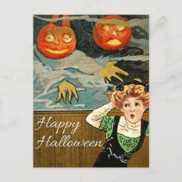 Vintage Halloween-Postkarte Postkarte