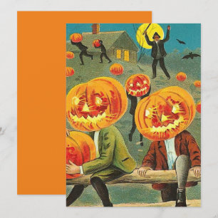 Vintage Halloween Pumpkin Head Diebe