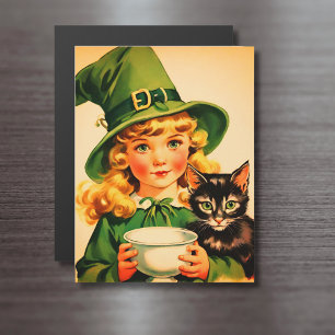 vintage Halloween-Schatz Nr. 7 - Magnetkarte
