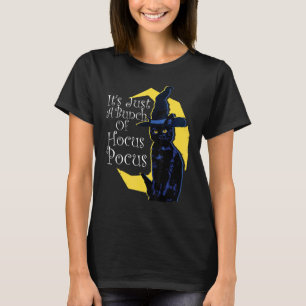 Vintage Halloween-Schwarzkatze, nur ein Haufen H T-Shirt