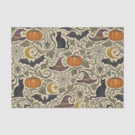 Vintage-Halloween-Schwungwerk Seidenpapier