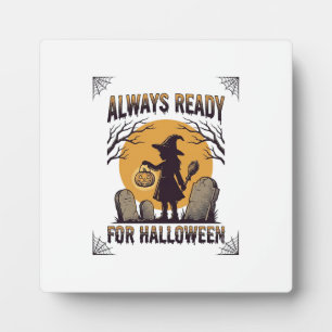 Vintage-Halloween-Shirt für Fans der spooky Season Fotoplatte