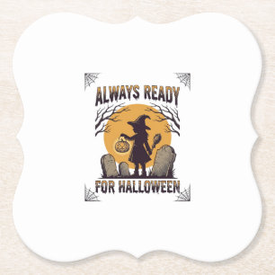 Vintage-Halloween-Shirt für Fans der spooky Season Untersetzer