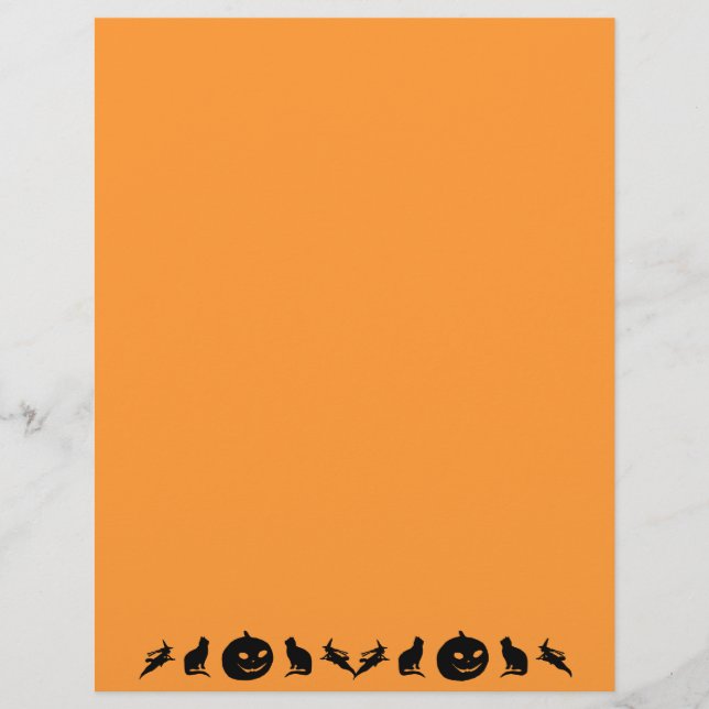 Vintage Halloween-Silhouette (Vorderseite)