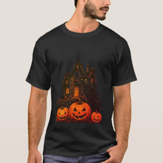 Vintage-Halloween-Spookhaus T-Shirt