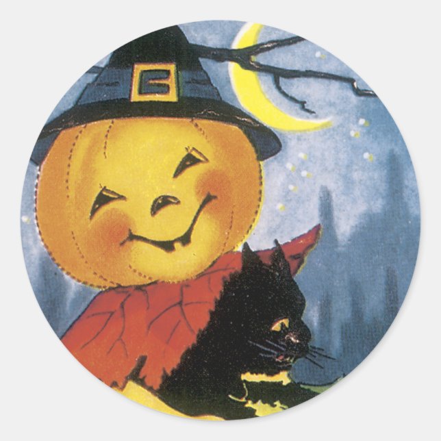Vintage Halloween Stickers (Vorderseite)