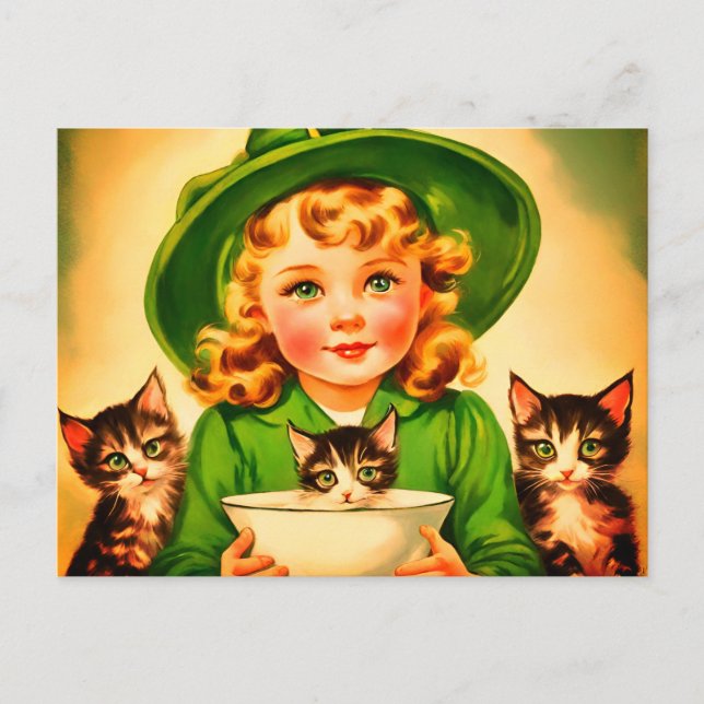 Vintage Halloween-Süsse Nr. 9 Postkarte (Vorderseite)