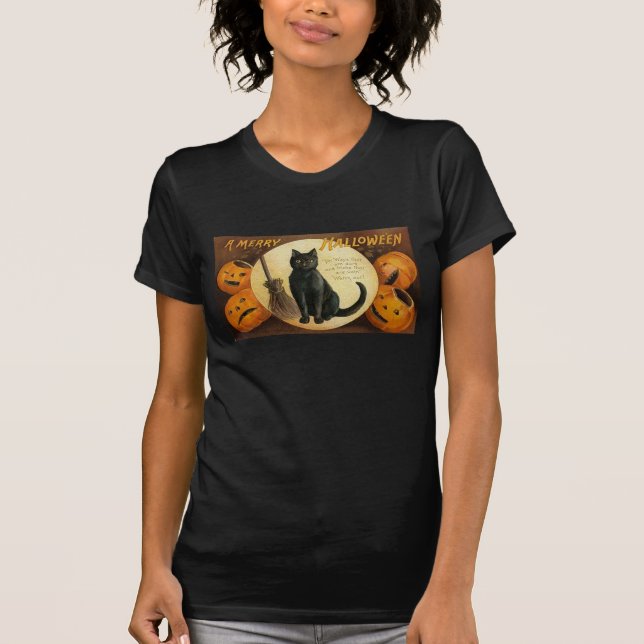 Vintage Halloween-T-Shirts T-Shirt (Vorderseite)